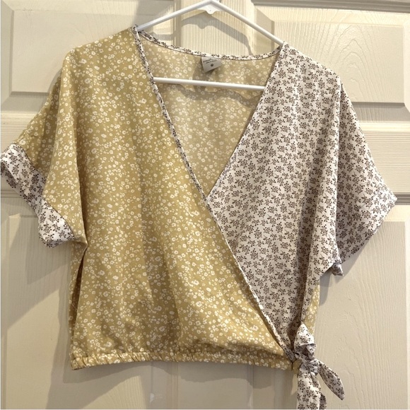 PAPER CRANE short tie top - Picture 2 of 7